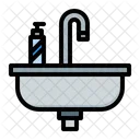 Fregadero Lavabo Agua Icono