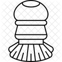 Scrub Cepillo Limpieza Icono