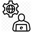 Freiberuflich Freelancer Geschaft Symbol