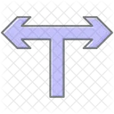 Freie T-Kreuzung  Symbol