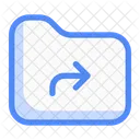 Ordner Freigeben Ordner Teilen Symbol