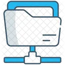 Ordner Teilen Symbol