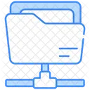 Ordner Teilen Symbol