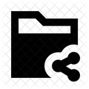 Ordner Freigeben Ordnerfreigabe Freigegebener Ordner Symbol