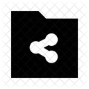 Ordner Freigeben Ordnerfreigabe Freigegebener Ordner Symbol