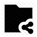 Ordner Freigeben Ordnerfreigabe Freigegebener Ordner Symbol