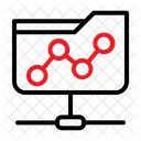 Ordner Netzwerk Link Dokument Teilen Symbol