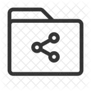 Ordner teilen  Symbol
