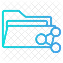 Ordner Freigeben Freigeben Ordner Symbol