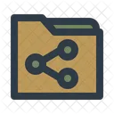 Ordner teilen  Symbol