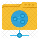 Ordner teilen  Symbol