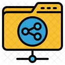 Ordner teilen  Symbol