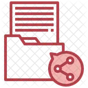 Ordner teilen  Symbol