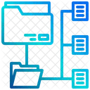 Ordner teilen  Symbol