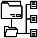 Ordner teilen  Symbol