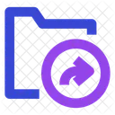 Ordner teilen  Symbol