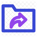 Ordner teilen  Symbol