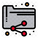 Ordner teilen  Symbol