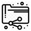 Ordner teilen  Symbol