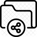 Ordner teilen  Symbol
