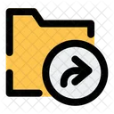 Ordner teilen  Symbol