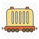 Freight Train Train Bogie Rail Coach Icon