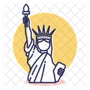 Reisen Reiseziel USA Symbol