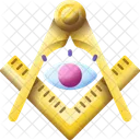 Freimaurerei Illuminaten Auge Der Vorsehung Symbol
