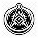 Freimaurerring Freimaurerei Hermetisch Icon