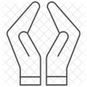 Freiwilligendienst Thinline Symbol Symbol