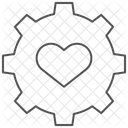 Freiwilligenmobilisierung Thinline Symbol Symbol