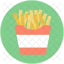 French Fries Box Icon