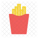 French Fries Potatoes Icon