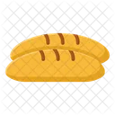 Baguette Breakfast Toast Icon