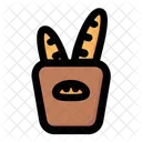 French Stick Stick Bread Icon
