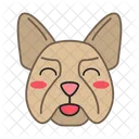 French Bulldog Dog Smiling Icon