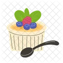 Cuisine Baking Creme Brulee Icon