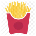 French Fried Finger Chips Fries Icon