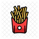 French Fries Fast Icon