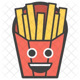 French Fries Emoji Icon