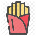 French Fries Fast Food Fries Icon