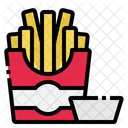French Fries Fast Icon