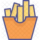 French Fries Chips Finger Chips Icon