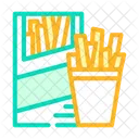 French Fries Chips Snack Icon