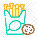 French Fries Potato Chips Fried Icon