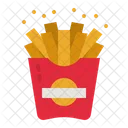 Potatoes French Fries Junk Food Icon
