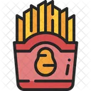 French Fries Fast Food Snack Icon