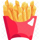 French Fries Potato Snack Icon