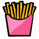 French Fries Potato Carbohydrate Icon