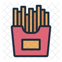 French Fries Snack Fast Food Icon
